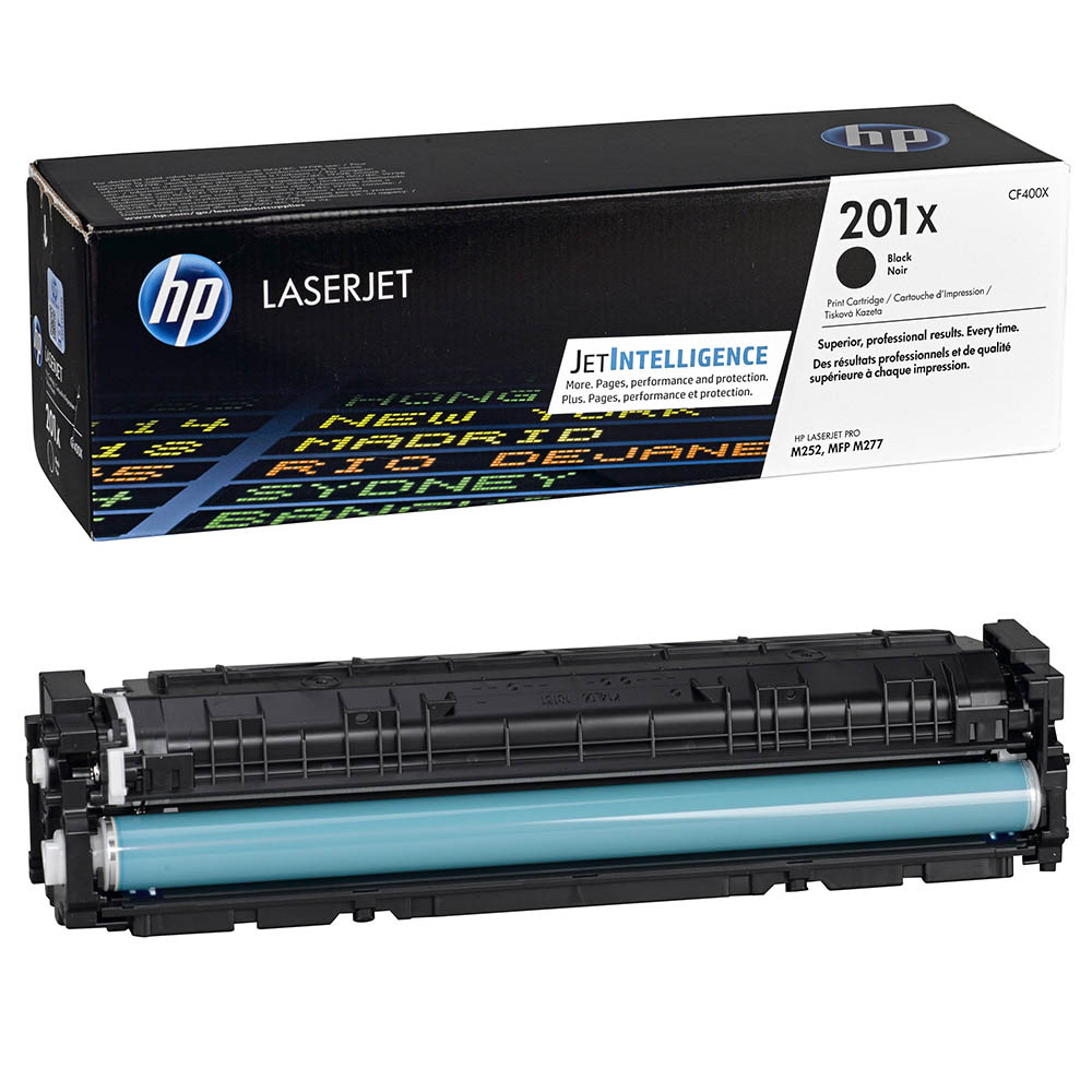 Купить HP CF400X картридж, черный-увеличенный, № 201X HP CF400X картридж, черный-увеличенный, № 201X