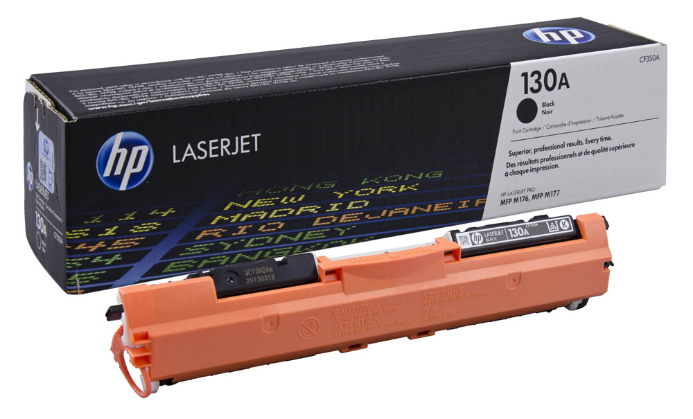 Купить HP CF350A картридж черный, № 130A HP CF350A картридж черный, № 130A