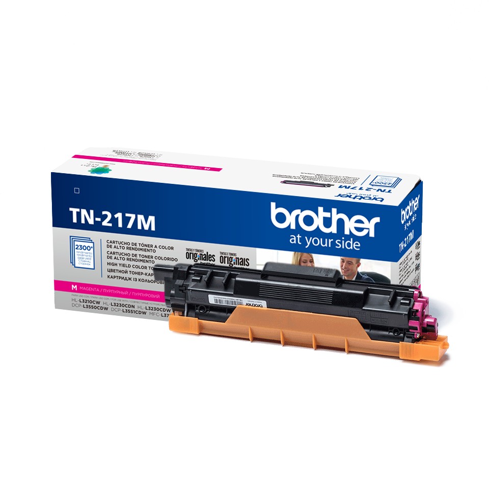 Купить Brother TN-217M картридж пурпурный увеличенный Brother TN-217M картридж пурпурный увеличенный