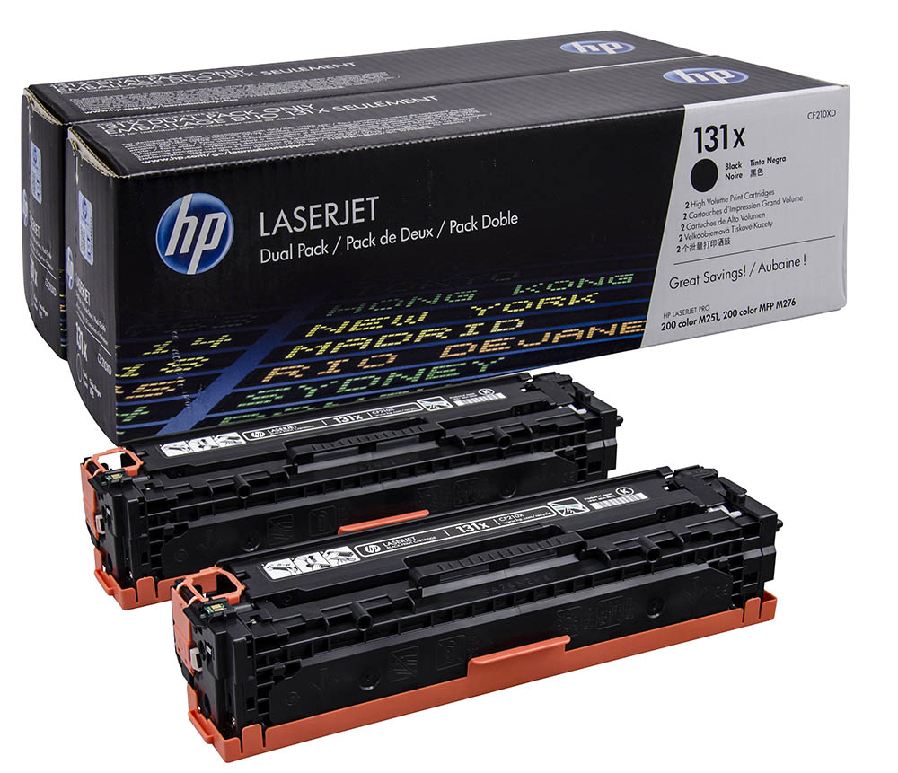Купить HP CF210XD два картриджа, № 131X HP CF210XD два картриджа, № 131X